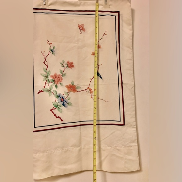 Vintage Springmaid Tranquility Made In USA Bird Flowers Asian 1 Pillowcase Cover - Picture 5 of 7